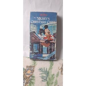 Mickey's Christmas Carol Walt Disney VHS Early Release..Used and Tested